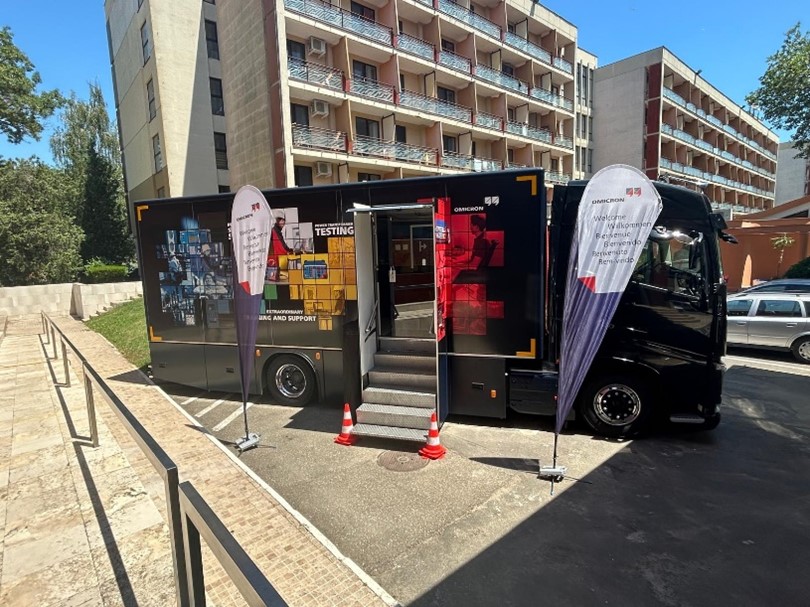 Omicron Roadshow Truck at FOREN 2024